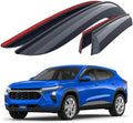 Goodyear Shatterproof Window Deflectors for Chevrolet (Chevy) Trax 2024-2026, Tape-on Rain Guards, Window Visors, Vent Deflector Visor, Car Accessories, 4 pcs. - GY008928