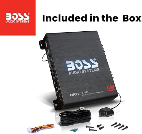 BOSS Audio Systems R1100M 1100 Watt Monoblock Car Amplifier