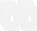 1-Gang Screwless Toggle Switch Wall Plate Cover Toggle Switch Outlet Electrical by COAPIN258