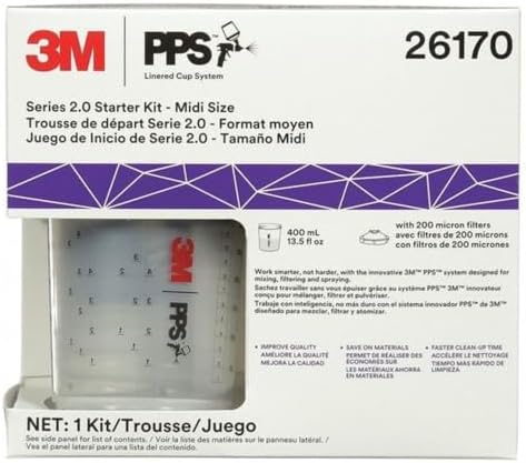 3M PPS 2.0 Paint Spray Gun System Starter Kit 26170 by 3MAutomotive