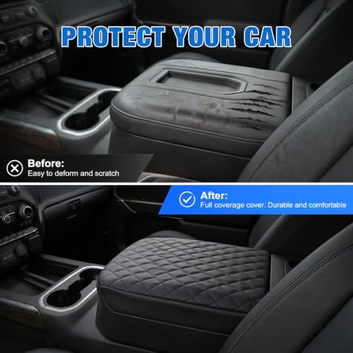 Nilight Center Console Cover Fit for Chevy GMC Silverado Sierra 2019-2026