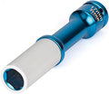 Titan 21117 1/2-Inch Drive x 17mm Non-marring Impact Extra-Long Lug Nut Socket by Titan