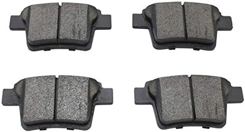 TRQ Rear Brake Pads Ceramic Hardware