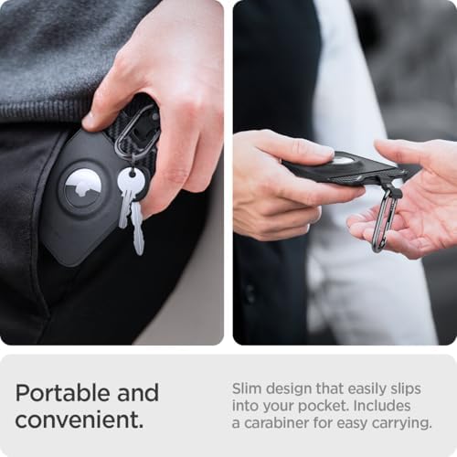 Spigen Air Fit Key Card Holder for Tesla with AirTag Slot - 2 Pack