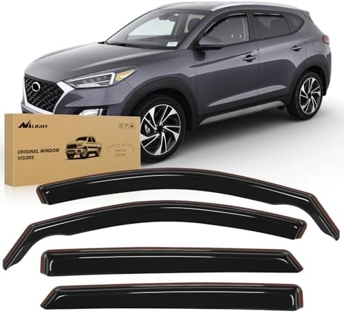 Nilight Window Rain Guards for Hyundai Tucson 2016-2020 4PCS