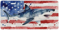 Shark American Flag Front License Plate 6" * 12" for Women