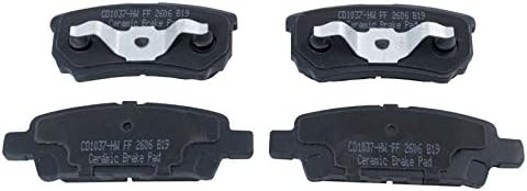 TRQ Rear Brake Pads Ceramic