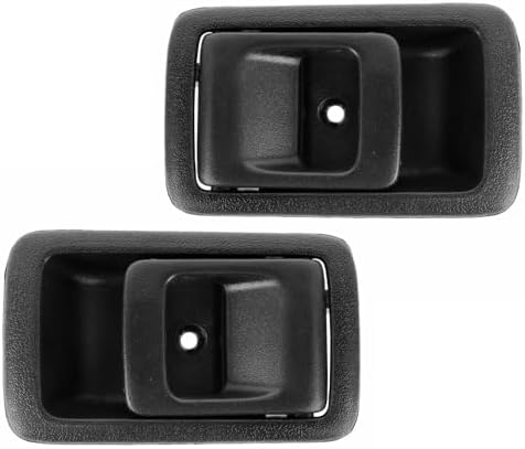 TRQ Door Handles Inside Interior Black LH & RH Pair Set