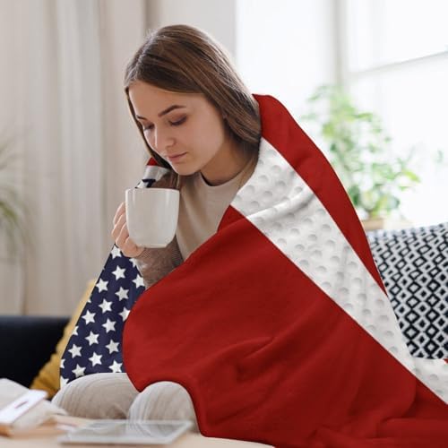 Socira American USA Flag Blanket Throw Blanket American USA Flag Gifts for Women Men Soft Sofa Throws for Travel Camping Bed Home Decor Car Birthday Gift 50"*60"（130 * 150cm） - Image 5