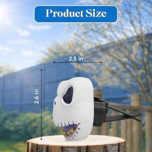 GENANY 3D Resin 4 Pack Skeleton Car Air Freshener Clip, Hand Painted Bones