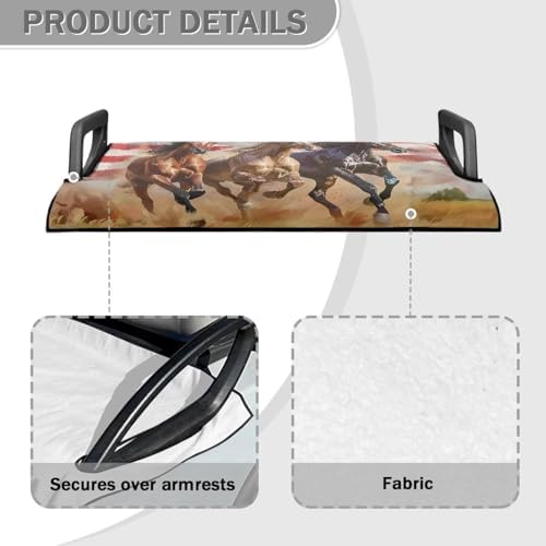 Yewattles Golf Cart Seat Cover Portable Club Car Seat Towel Universal Fit 2-Seat Golf Cart - Image 4