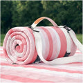 RYCHIC Waterproof Beach Blanket Picnic Outdoor Mat Rug Extra Large Foldable Big Cute Camping Gear Travel Accessories Gift Park Patio Lawn Garden Grass Ground Play Music Festival Concert Essential Pink by RYCHIC