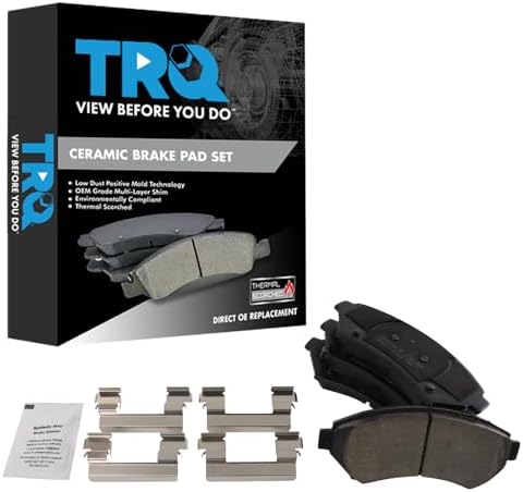 TRQ Front Posi Ceramic Brake Pad Kit