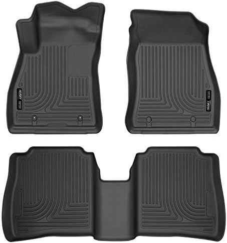 Husky Liners Weatherbeater Floor Mats | Fits 2014-2019 Nissan Sentra | Front & 2nd Row, 3-pc Black - 95631