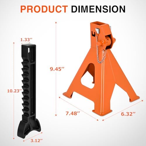 Nilight 2-Ton Jack Stands, Double Locking, 4,400 lb Capacity, 2-Pack - Image 6