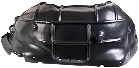 TRQ Front Left Inner Fender Liner Black Drivers Side