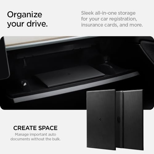 Spigen Hyper-Slim Car Registration and Insurance Card Holder for All Cars