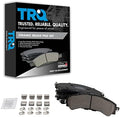 TRQ Front Ceramic Brake Pad Set