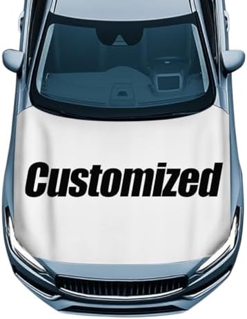 Customized Hood Cover for Truck Stretchable Engine Cover Can be Washed Hood Wraps Universal for Cars