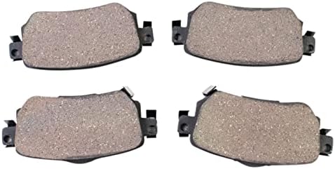 TRQ Rear Ceramic Brake Pad Set Includes Contact Point Grease