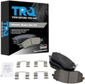 TRQ Front Brake Pads Ceramic Hardware