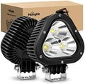 Nilight 2PCS 4 Inch Triangle LED Work Lights 60W Spot & Flood Combo Beam