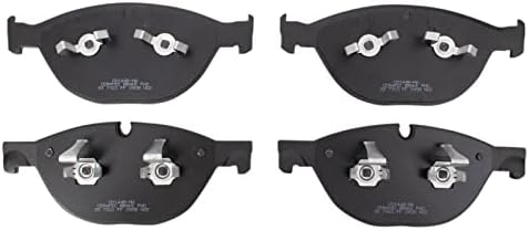 TRQ Front Ceramic Brake Pad Set Includes Contact Point Grease