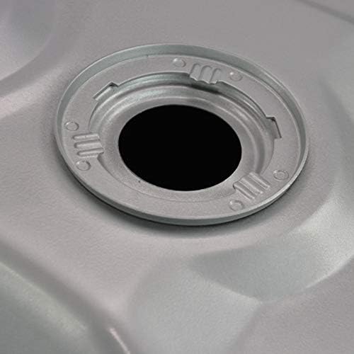 TRQ Fuel Tank Zinc Coated Steel Filler Neck Lock Ring Gasket - Image 5