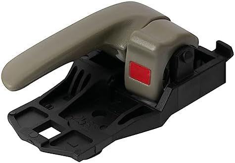 TRQ Front Left Interior Door Handle Light Gray Drivers Side