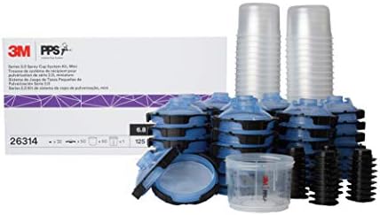 3M PPS 2.0 Spray Gun Cup Lids and Liners Kit, 26314 by 3MAutomotive