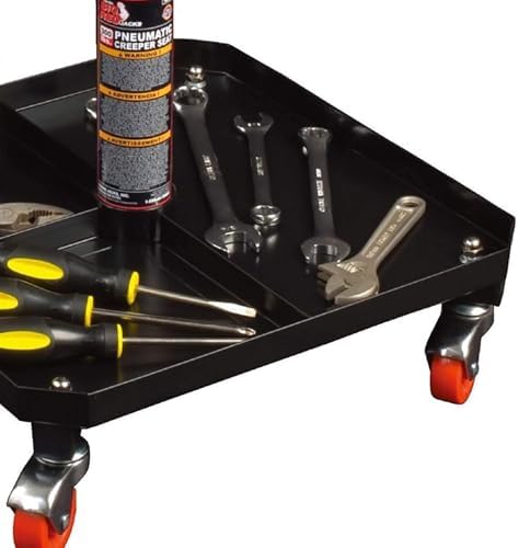 Big RED Pneumatic Rolling Mechanic Stool, Large - Image 4
