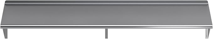 AmGood 72" Long X 16" Deep Stainless Steel Wall Shelf | NSF Certified | - Image 4