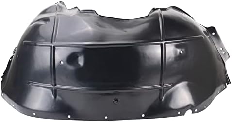 TRQ Front Right Inner Fender Liner Black Passenger Side