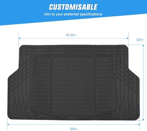 Nilight Rubber Cargo Mats for Cars Trucks SUVs