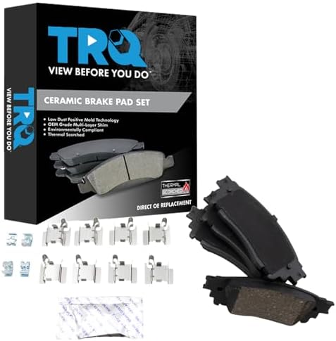 TRQ Rear Premium Posi Ceramic Brake Pad Set
