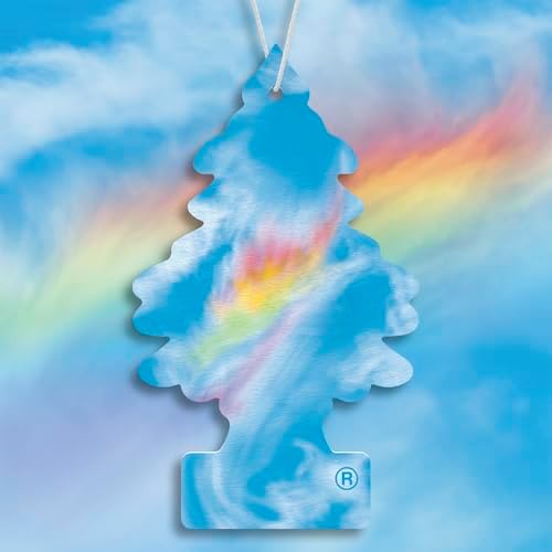 LITTLE TREES Car Air Freshener, 8 Count (Pack of 3), Fire Rainbow