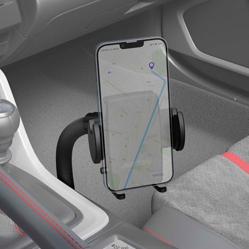 Arkon Mount Car or Truck Seat Rail/Floor Phone Mount | Universal Compatible | Flexible Gooseneck | Easy Installation | Truck Phone Mount | Phone Holder Fits iPhone, Galaxy, Note and more