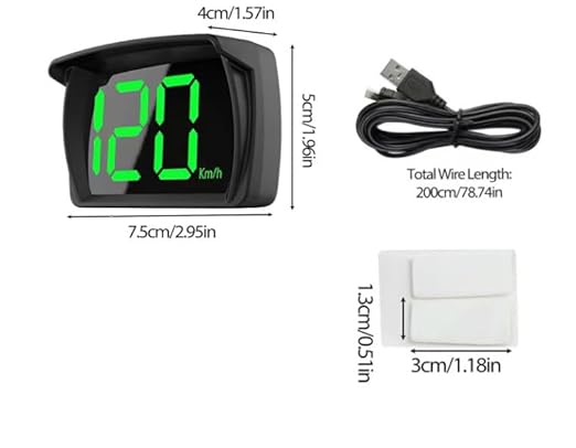 Heads Up Display for Cars HUD GPS Speedometer MPH - Image 6