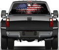 American Flag Decal for Trucks & Cars - Eagle Design (65x17in) for Men, Dad, Grandpa, Boyfriend