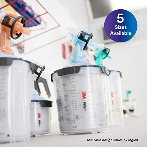 3M PPS 2.0 Paint Spray Gun System Refill Kit with Lids and Liners, 26173 - Image 6