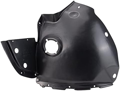 TRQ Front Left Forward Inner Fender Liner Black Drivers Side
