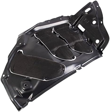 TRQ Front Right Forward Inner Fender Liner Black Passenger Side