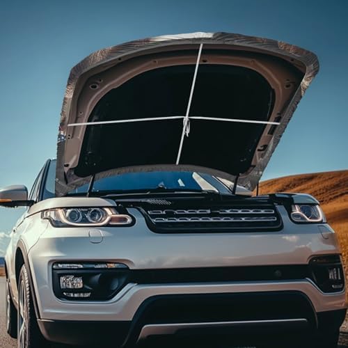 American Sloth Car Hood Cover Sunshade Windshield Hood All Season Protection Outdoor Foldable Protective Cover, Universal for Cars