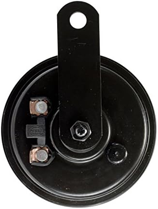 HELLA 012588071 Black 92mm 12V Disc Horn (Ht Universal Fit-Single Blister Pack)