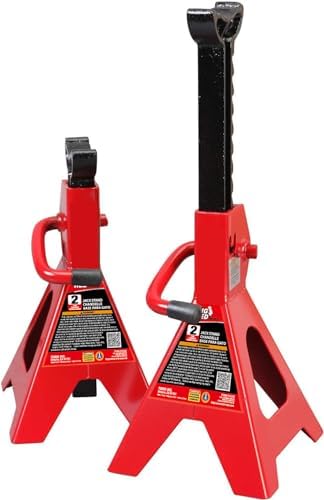 BIG RED 2 Ton Jack Stands Fit Use for Cars, Sedans, and Most Automobiles by BIGRED