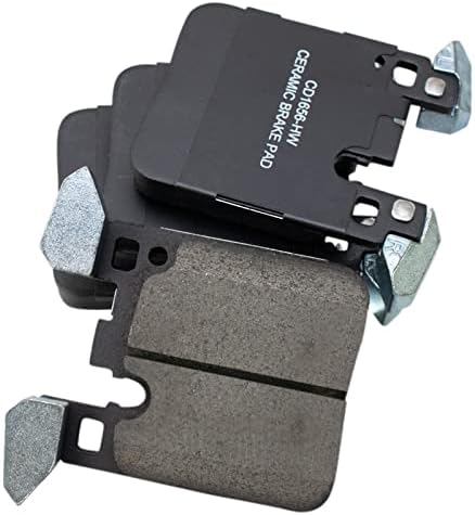 TRQ Rear Ceramic Brake Pad Set