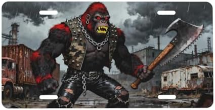Gorillas Front License Plate Car Decorative License Plates