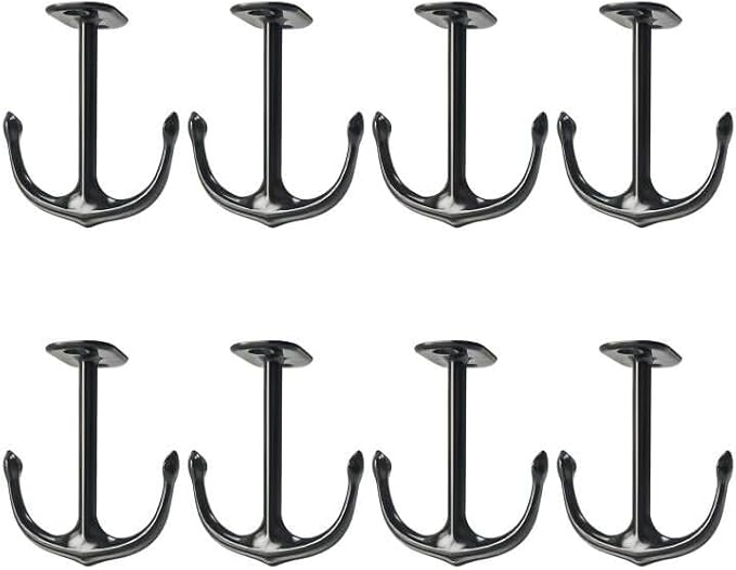 Anchor Two Prong Ceiling Hook for Closet Top Bathroom Kitchen Cabinet Garage by DEEKOUDT