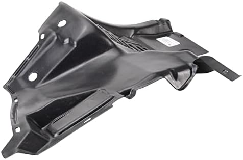 TRQ Front Left Forward Inner Fender Liner Black Drivers Side