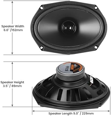 BOSS Audio Systems BRS69 6 x 9 120 Watt Single Replacement Car Door Speaker